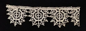 Bobbin Lace (Needlepoint Design) Edging of Points by Unknown Artist