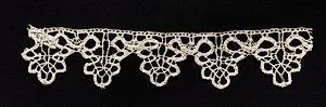 Bobbin Lace (Needlepoint Design) Edging with Points by Unknown Artist