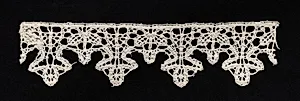 Bobbin Lace (Needlepoint Design) Edging with Points by Unknown Artist