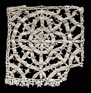 Bobbin Lace (Needlepoint Design) Point by Unknown Artist