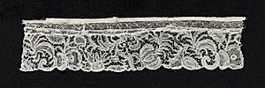 Bobbin Lace (Point d'Angleterre) Cuff by Unknown Artist