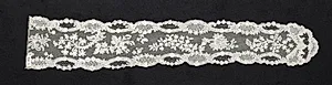 Bobbin Lace (Point d'Angleterre) Lappet by Unknown Artist