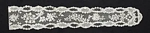 Bobbin Lace (Point d'Angleterre) Lappet by Unknown Artist