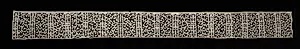 Bobbin Lace (Punto di Milano) Flounce by Unknown Artist