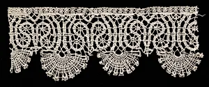 Bobbin Lace (Rose Lace) Edging of Bell Points by Unknown Artist
