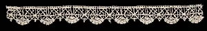 Bobbin Lace (Rose Lace) Edging of Bell Points by Unknown Artist