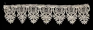 Bobbin Lace (Rose Lace) Edging of Points by Unknown Artist