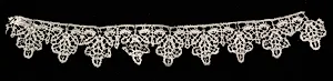 Bobbin Lace (Rose Lace) Edging with Points by Unknown Artist