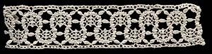 Bobbin Lace (Rose Lace) Insertion by Unknown Artist