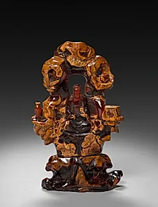 Bodhisattva Guanyin Seated in a Rock Grove by Unknown Artist
