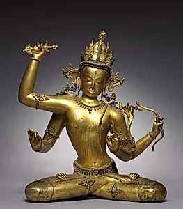 Bodhisattva of Wisdom (Manjushri) by Unknown Artist