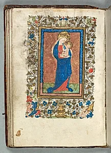 Book of Hours (Use of Metz): Fol. 26v, Virgin and Child by Unknown Artist