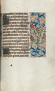 Book of Hours (Use of Rouen): fol. 100r by Master of the Geneva Latini (French, active Rouen, 1460–80)