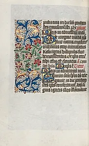 Book of Hours (Use of Rouen): fol. 100v by Master of the Geneva Latini (French, active Rouen, 1460–80)