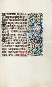 Book of Hours (Use of Rouen): fol. 107r by Master of the Geneva Latini (French, active Rouen, 1460–80)