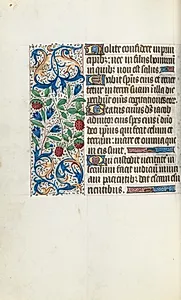 Book of Hours (Use of Rouen): fol. 108v by Master of the Geneva Latini (French, active Rouen, 1460–80)