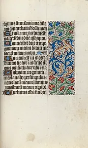 Book of Hours (Use of Rouen): fol. 112r by Master of the Geneva Latini (French, active Rouen, 1460–80)
