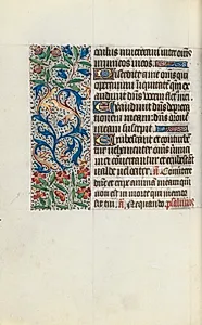 Book of Hours (Use of Rouen): fol. 112v by Master of the Geneva Latini (French, active Rouen, 1460–80)