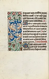 Book of Hours (Use of Rouen): fol. 115v by Master of the Geneva Latini (French, active Rouen, 1460–80)