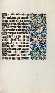 Book of Hours (Use of Rouen): fol. 122r by Master of the Geneva Latini (French, active Rouen, 1460–80)
