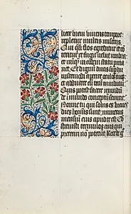 Book of Hours (Use of Rouen): fol. 123v by Master of the Geneva Latini (French, active Rouen, 1460–80)