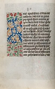 Book of Hours (Use of Rouen): fol. 13v by Master of the Geneva Latini (French, active Rouen, 1460–80)