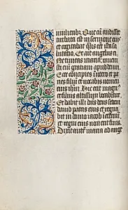 Book of Hours (Use of Rouen): fol. 15v by Master of the Geneva Latini (French, active Rouen, 1460–80)