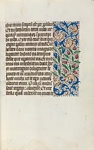 Book of Hours (Use of Rouen): fol. 17r by Master of the Geneva Latini (French, active Rouen, 1460–80)