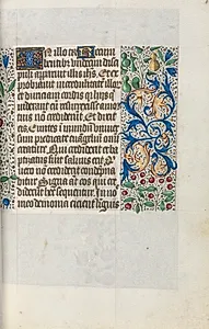 Book of Hours (Use of Rouen): fol. 18r by Master of the Geneva Latini (French, active Rouen, 1460–80)