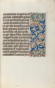 Book of Hours (Use of Rouen): fol. 20r by Master of the Geneva Latini (French, active Rouen, 1460–80)