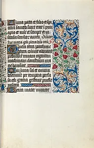 Book of Hours (Use of Rouen): fol. 30r by Master of the Geneva Latini (French, active Rouen, 1460–80)