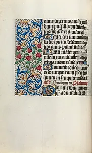 Book of Hours (Use of Rouen): fol. 30v by Master of the Geneva Latini (French, active Rouen, 1460–80)