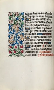 Book of Hours (Use of Rouen): fol. 31v by Master of the Geneva Latini (French, active Rouen, 1460–80)