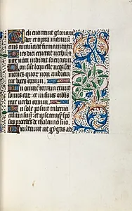 Book of Hours (Use of Rouen): fol. 32r by Master of the Geneva Latini (French, active Rouen, 1460–80)