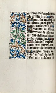 Book of Hours (Use of Rouen): fol. 32v by Master of the Geneva Latini (French, active Rouen, 1460–80)