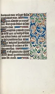 Book of Hours (Use of Rouen): fol. 34r by Master of the Geneva Latini (French, active Rouen, 1460–80)