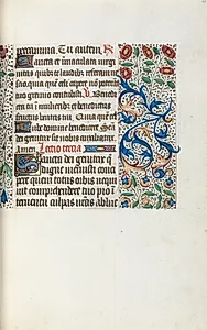 Book of Hours (Use of Rouen): fol. 36r by Master of the Geneva Latini (French, active Rouen, 1460–80)