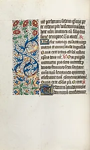 Book of Hours (Use of Rouen): fol. 36v by Master of the Geneva Latini (French, active Rouen, 1460–80)