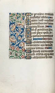 Book of Hours (Use of Rouen): fol. 37v by Master of the Geneva Latini (French, active Rouen, 1460–80)