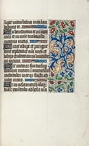 Book of Hours (Use of Rouen): fol. 40r by Master of the Geneva Latini (French, active Rouen, 1460–80)