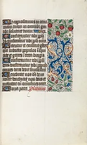 Book of Hours (Use of Rouen): fol. 41r by Master of the Geneva Latini (French, active Rouen, 1460–80)