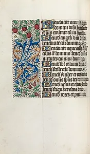 Book of Hours (Use of Rouen): fol. 41v by Master of the Geneva Latini (French, active Rouen, 1460–80)