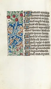Book of Hours (Use of Rouen): fol. 42v by Master of the Geneva Latini (French, active Rouen, 1460–80)