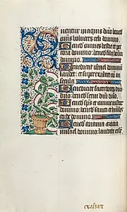 Book of Hours (Use of Rouen): fol. 43v by Master of the Geneva Latini (French, active Rouen, 1460–80)