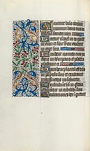 Book of Hours (Use of Rouen): fol. 45v by Master of the Geneva Latini (French, active Rouen, 1460–80)