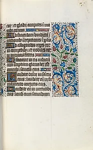 Book of Hours (Use of Rouen): fol. 46r by Master of the Geneva Latini (French, active Rouen, 1460–80)