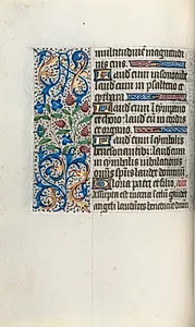 Book of Hours (Use of Rouen): fol. 46v by Master of the Geneva Latini (French, active Rouen, 1460–80)