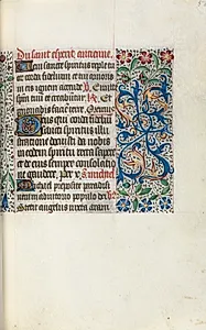 Book of Hours (Use of Rouen): fol. 50r by Master of the Geneva Latini (French, active Rouen, 1460–80)