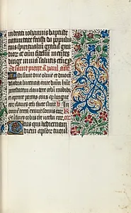 Book of Hours (Use of Rouen): fol. 51r by Master of the Geneva Latini (French, active Rouen, 1460–80)