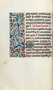 Book of Hours (Use of Rouen): fol. 51v by Master of the Geneva Latini (French, active Rouen, 1460–80)